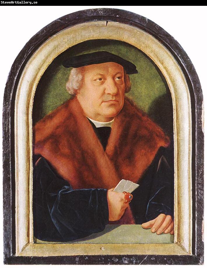 BRUYN, Barthel Portrait of Scholar Petrus von Clapis